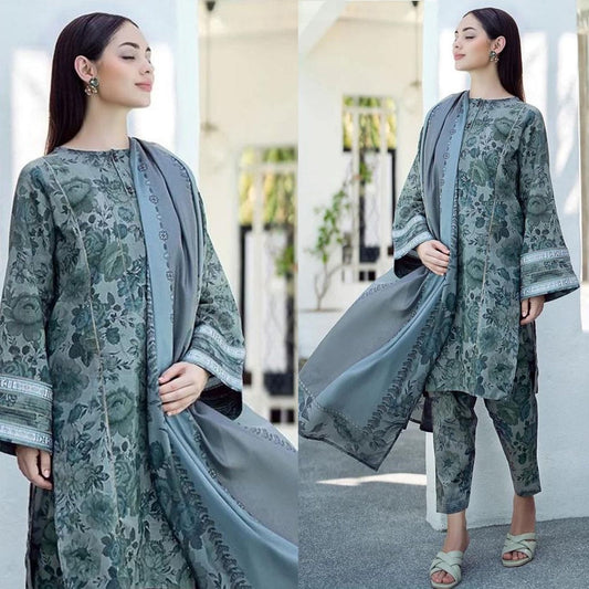 Baroque Fine Quality Digital Lawn - 3-Piece Suit Elevate your wardrobe with the Baroque Fine Quality Digital Lawn Collection, designed for the modern woman who values elegance and comfort.