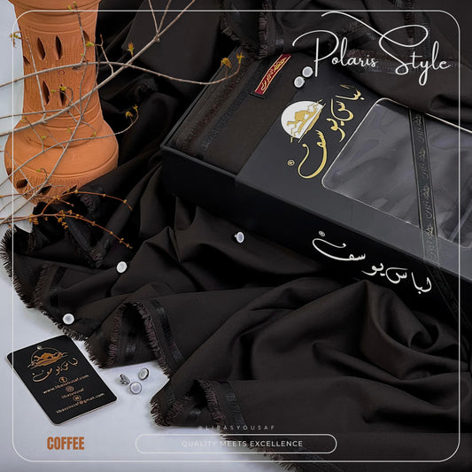 Polaris Style Men's Collection by Libas-e-Yousaf – Pure Wash’n Wear (Coffee)