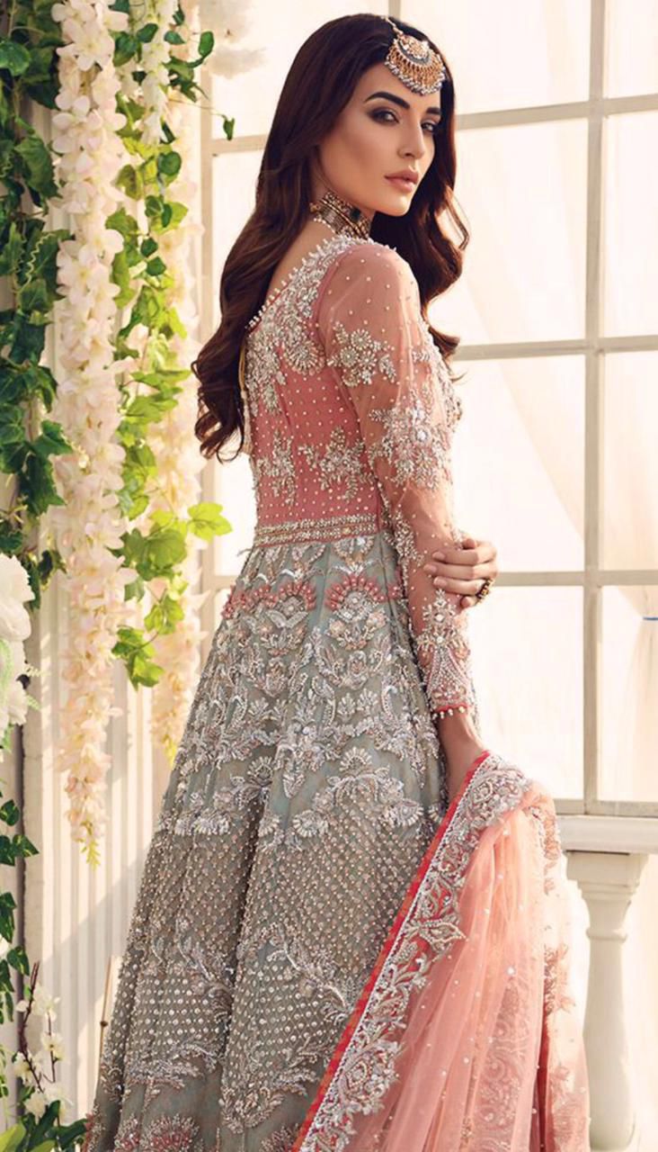 Aisha Imran Unstitched Replica - Luxurious Net & Jamawar Embroidered Ensemble | Formal Wear