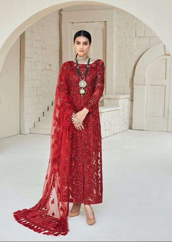 Maryam Hussain Luxury Net Embroidered Collection | Formal Wear