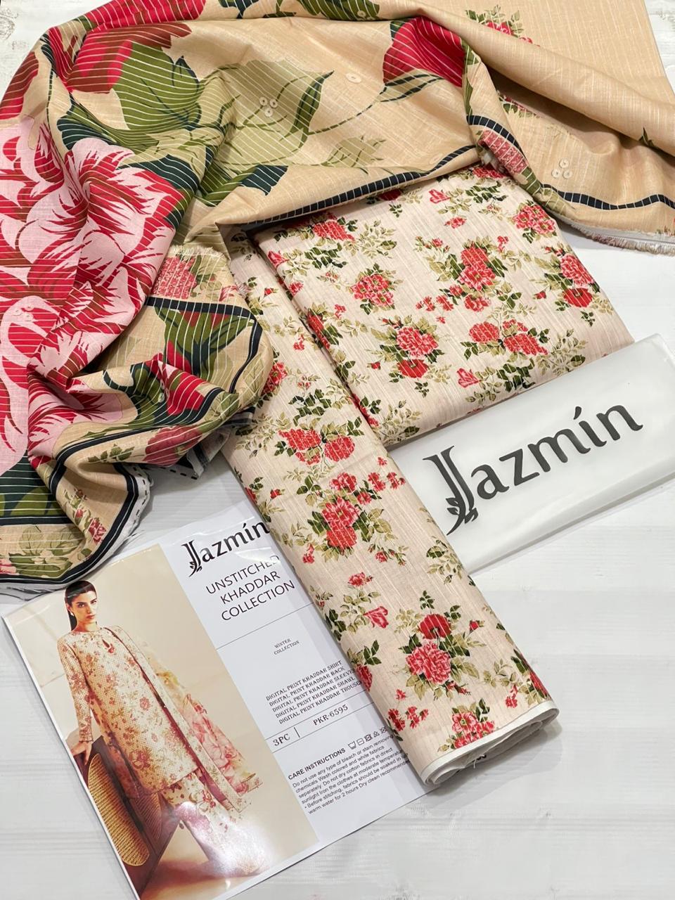 JAZMIN PRINTS (Premium Khaddar) - Winter Collection