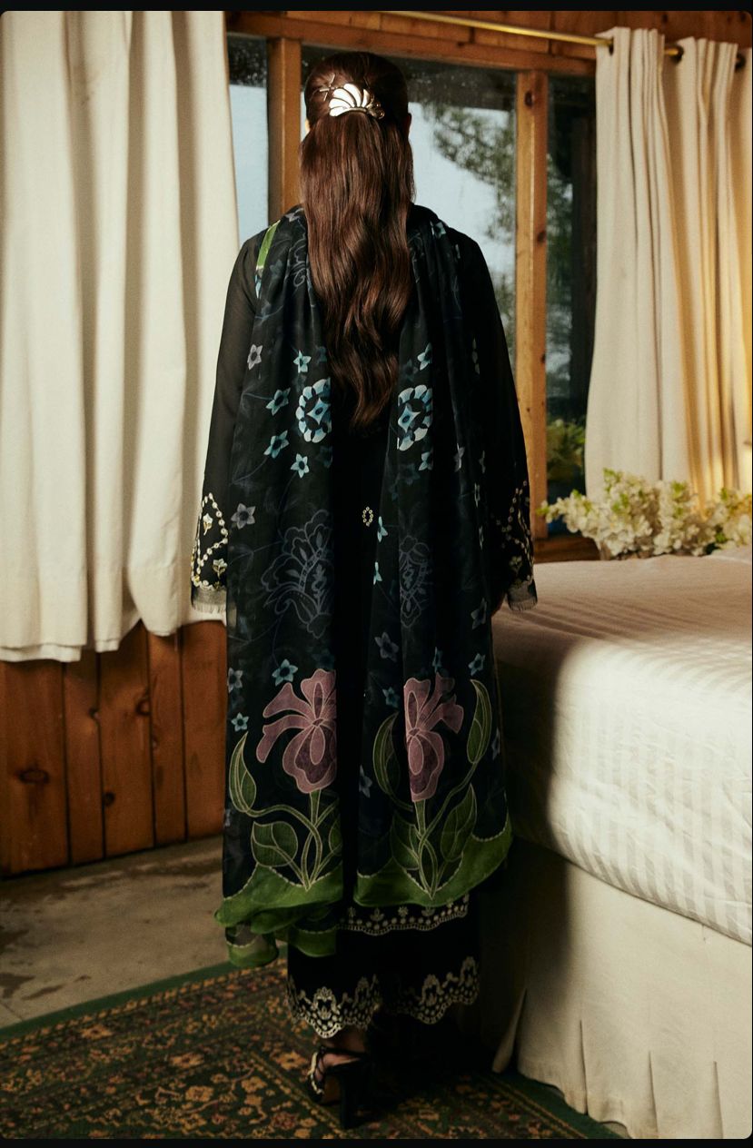 Zahra Shahjahan Dhanak 3PC Suit| Winter Collection