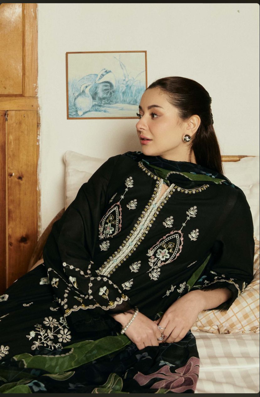 Zahra Shahjahan Dhanak 3PC Suit| Winter Collection