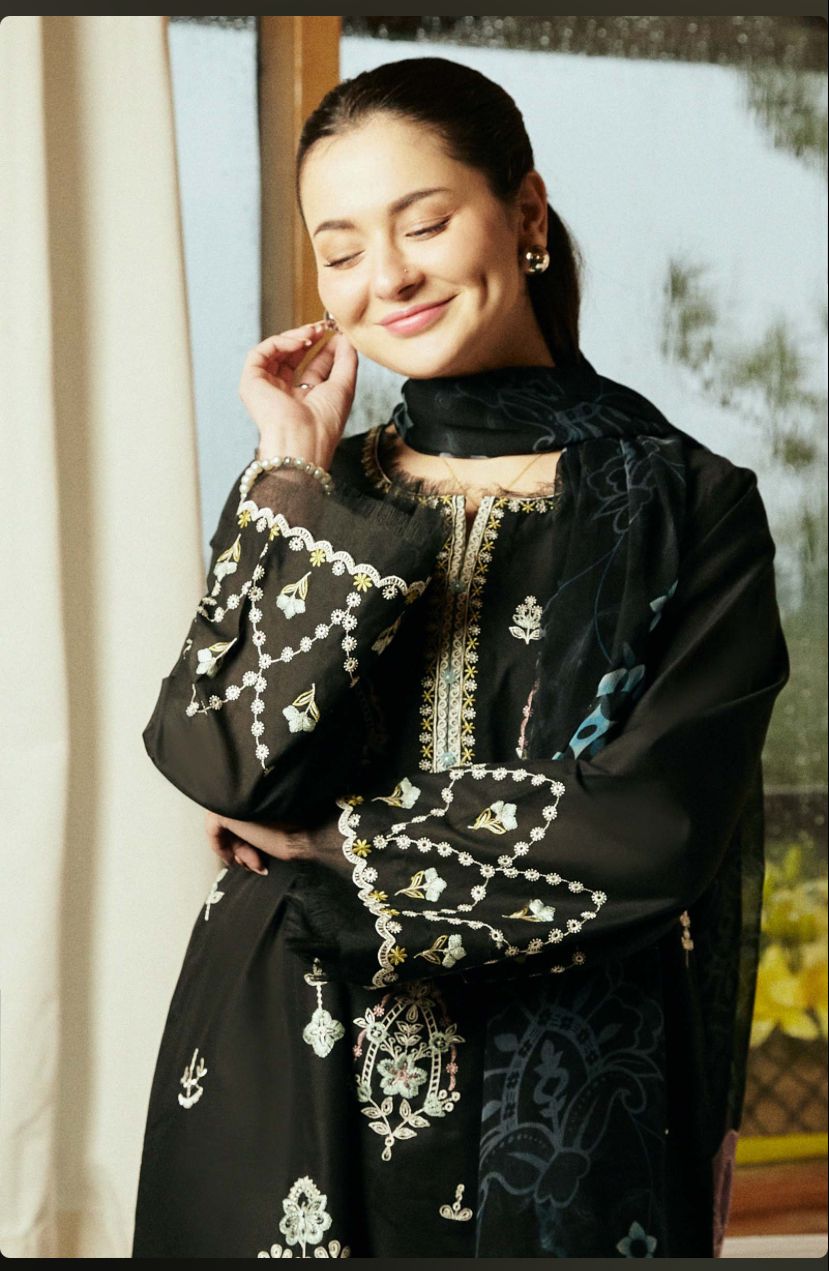 Zahra Shahjahan Dhanak 3PC Suit| Winter Collection