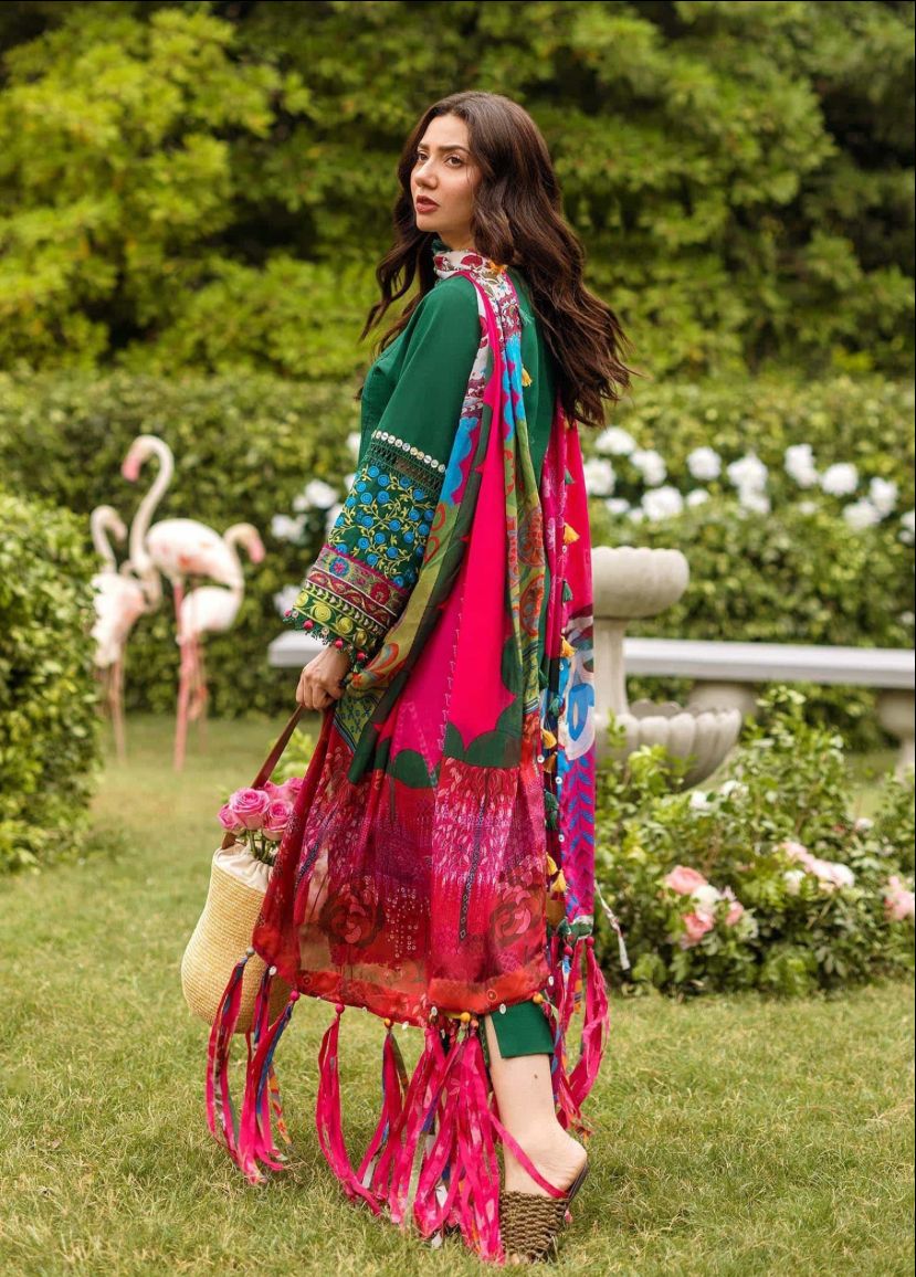 Zahra Shahjahan Dhanak 3PC Suit| Winter Collection