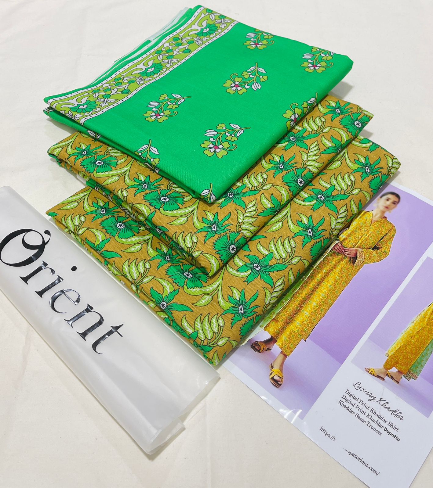 Orient 3pc Printed Khaddar | Winter Collection