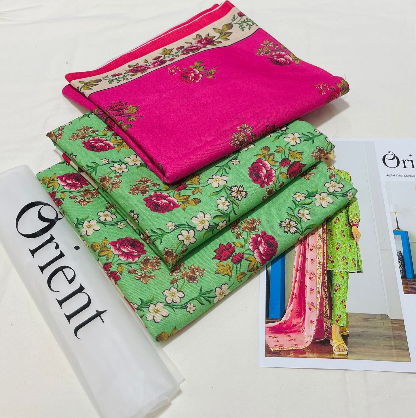 Orient 3pc Printed Khaddar | Winter Collection