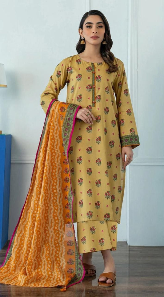 Orient 3pc Printed Khaddar | Winter Collection