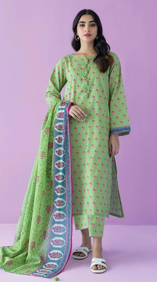 Orient 3pc Printed Khaddar | Winter Collection