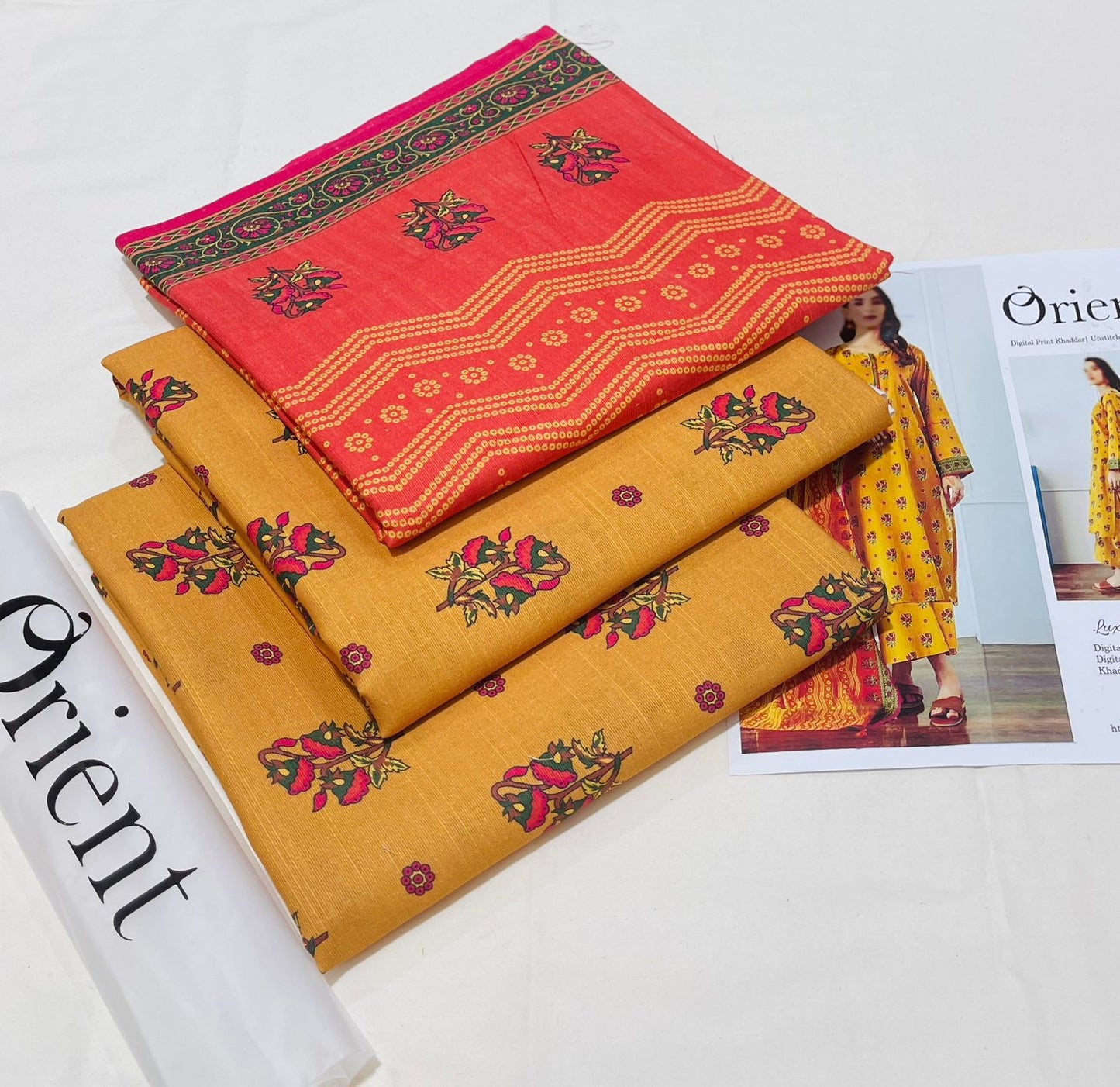 Orient 3pc Printed Khaddar | Winter Collection