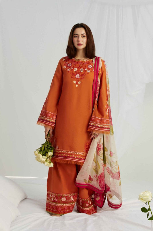 Coco By Zara Shah Jahan - Unstitched 3-Piece Winter Suit