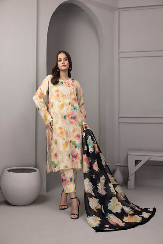 Baroque - Digital Print Karandi Volume | Winter Collection