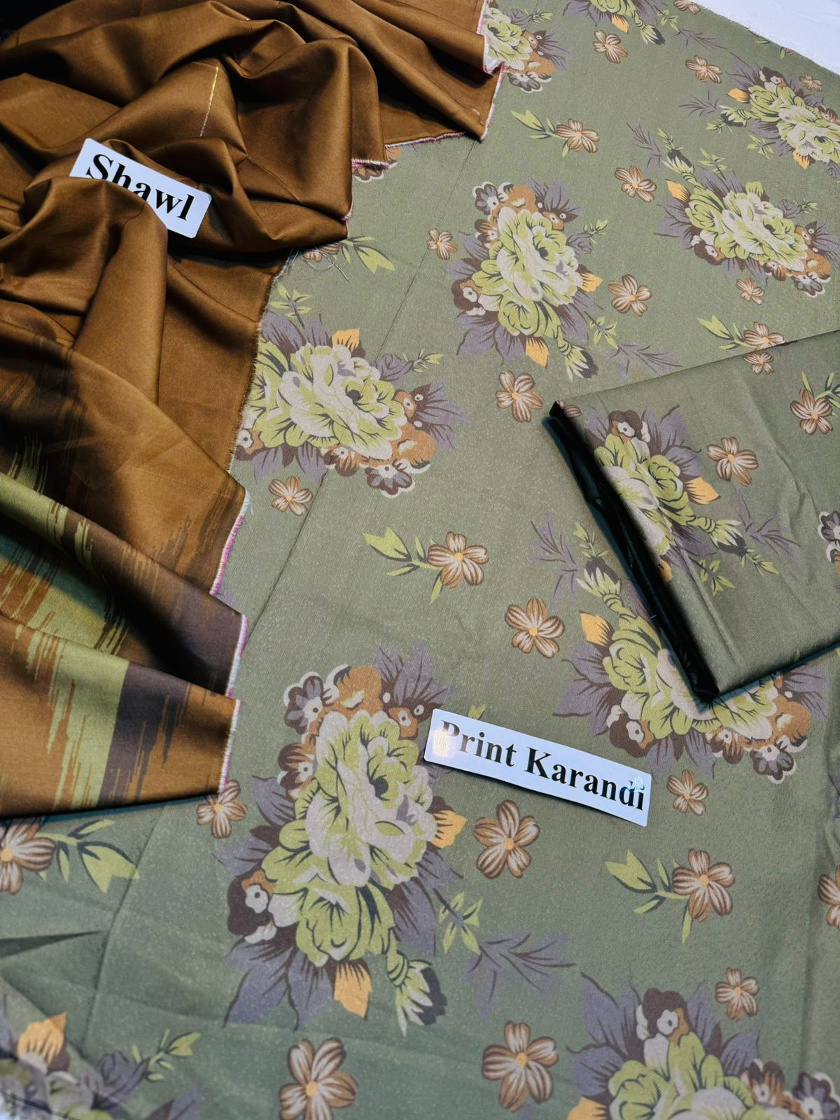 BAROQUE Digital Print Karandi Volume | Winter Collection