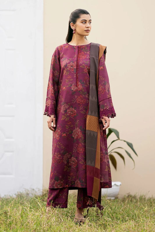 BAROQUE Digital Print Karandi Volume | Winter Collection