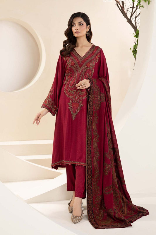 Cross Stitch Dhanak 3-Piece Suit | Winter Collection