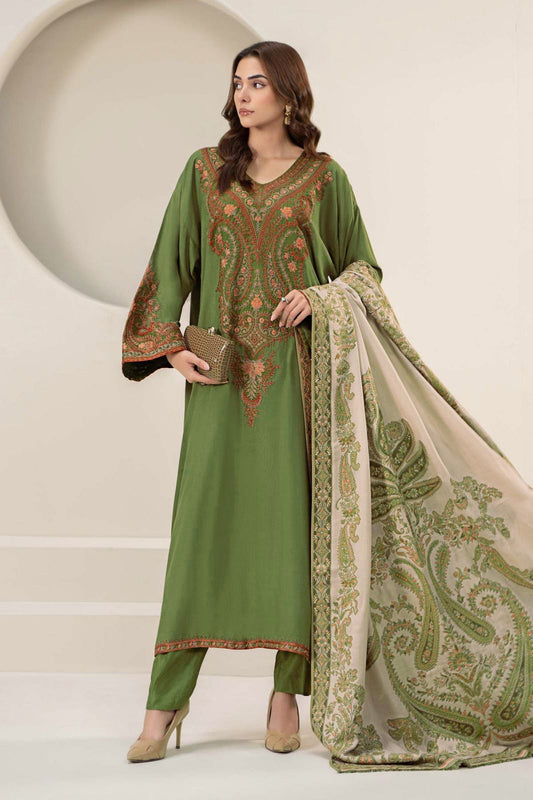 Cross Stitch Dhanak 3-Piece Suit | Winter Collection