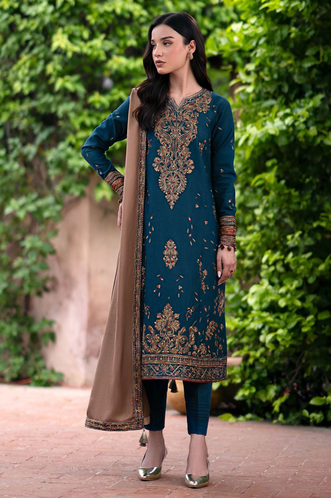 Jazmin - Premium Dhanak Embroidered