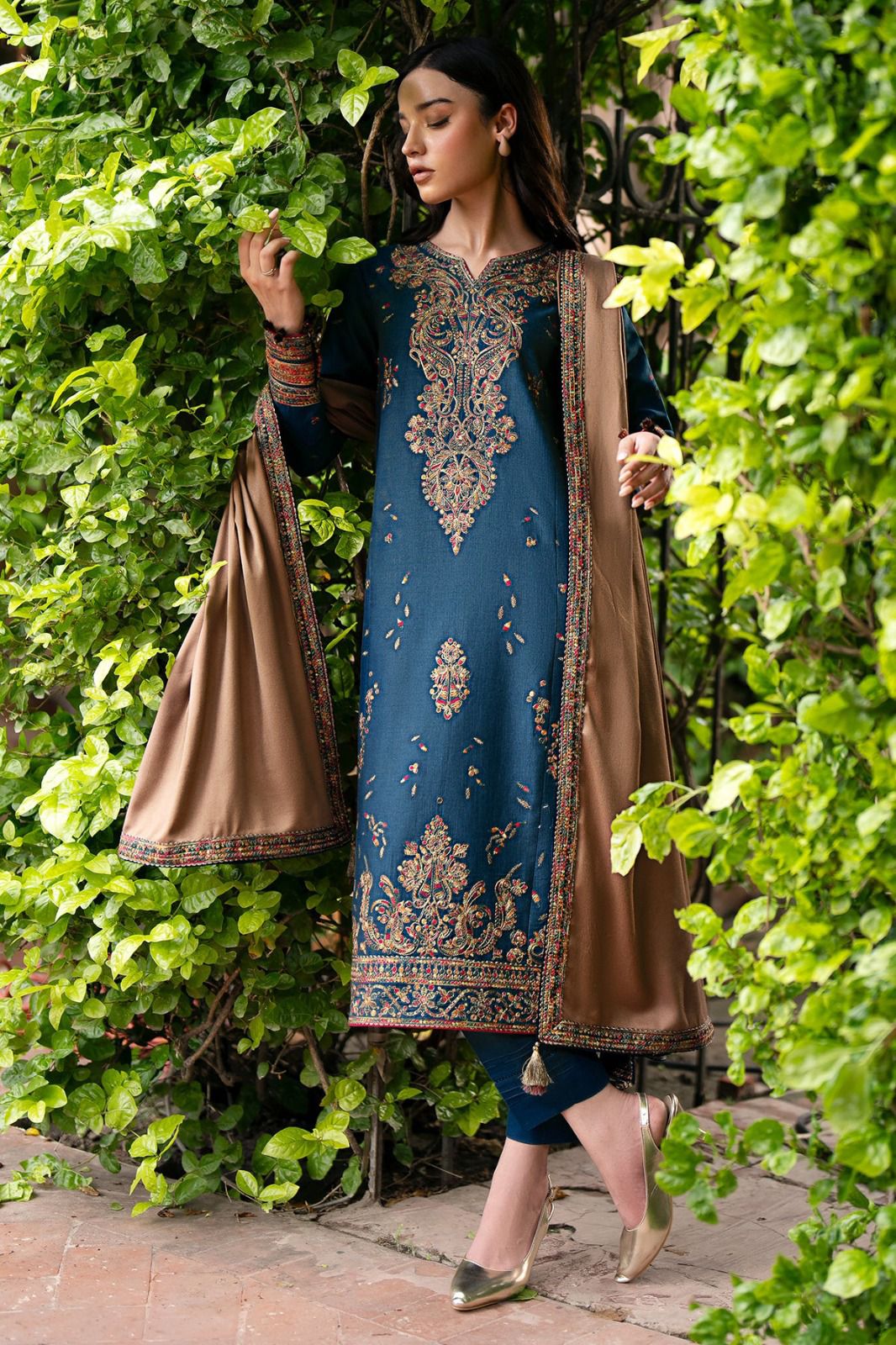 Jazmin - Premium Dhanak Embroidered